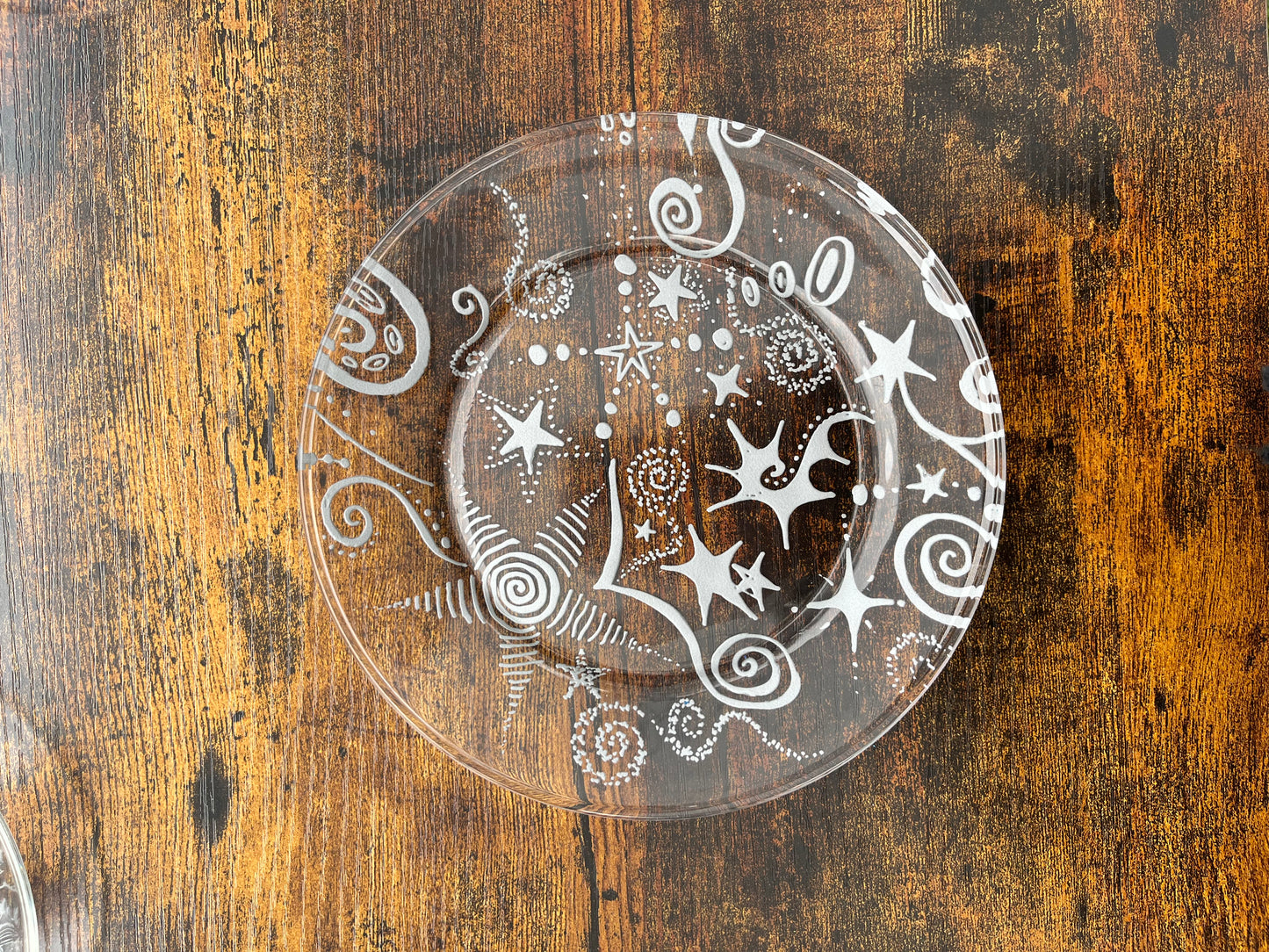 Star doodle plate
