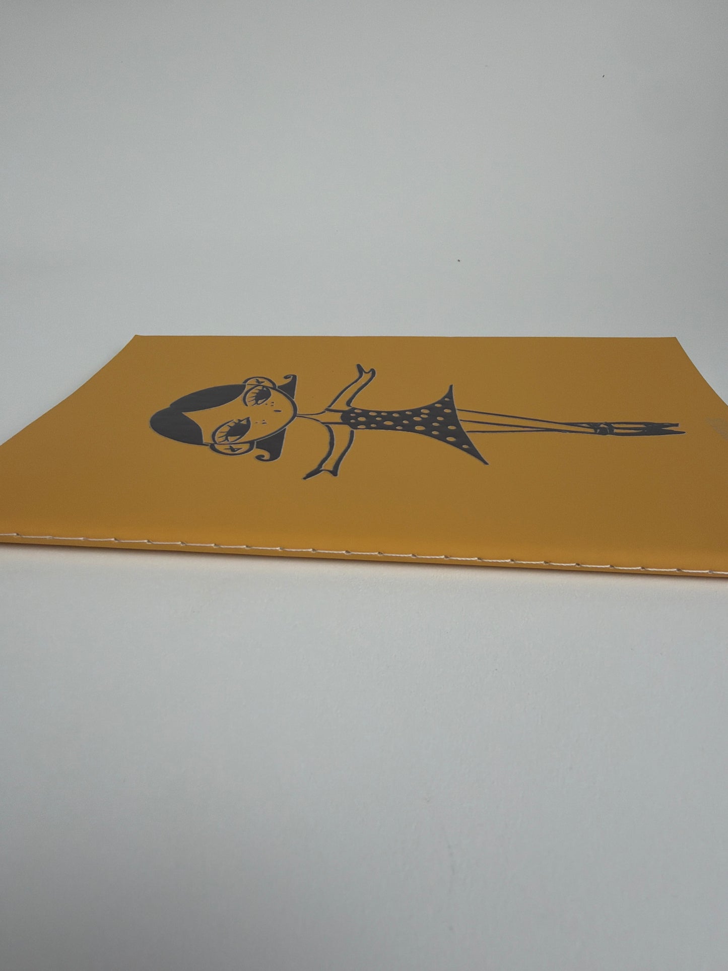 Yellow Ballerina Girl Notebook