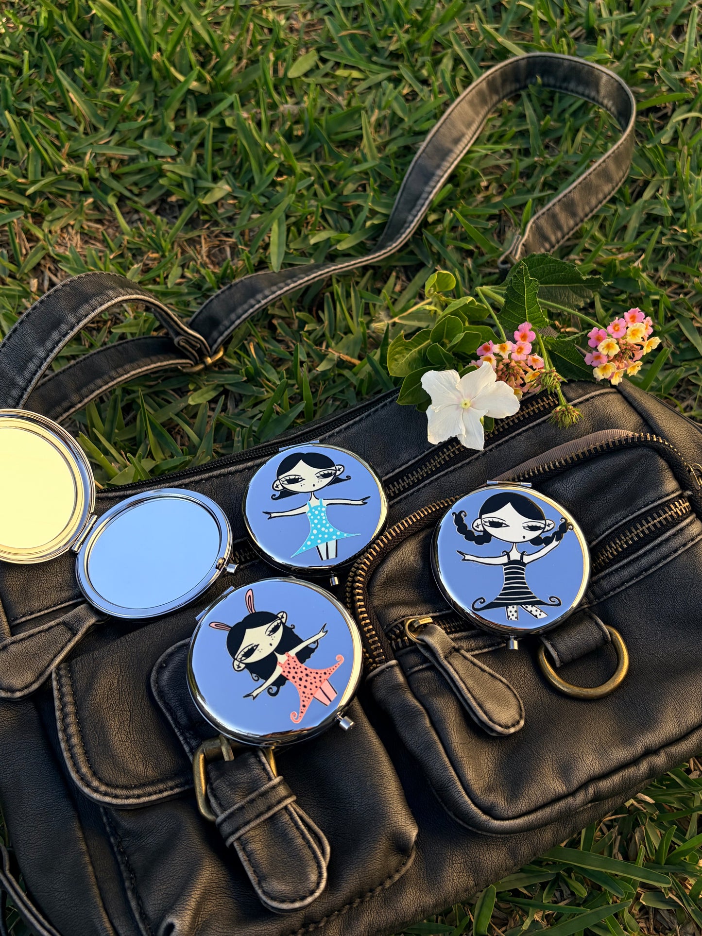 Girl Compact Mirrors