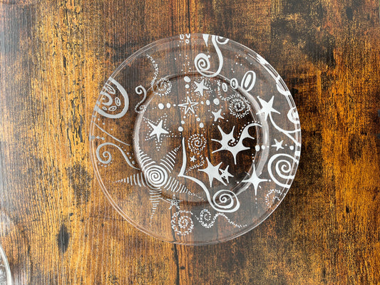 Star doodle plate