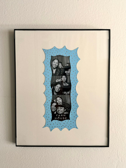 Baby Blue  Photo Booth Frame