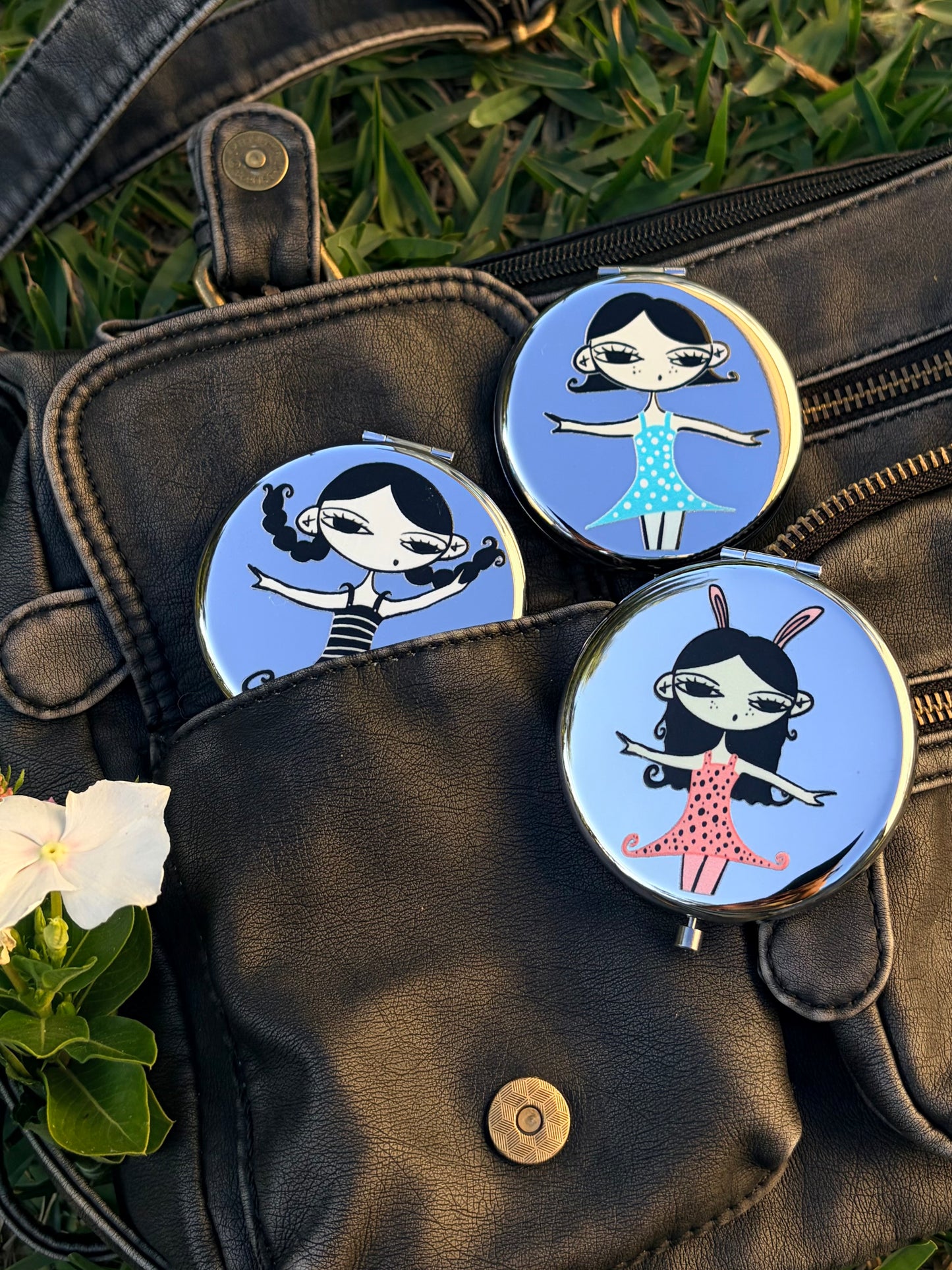 Girl Compact Mirrors