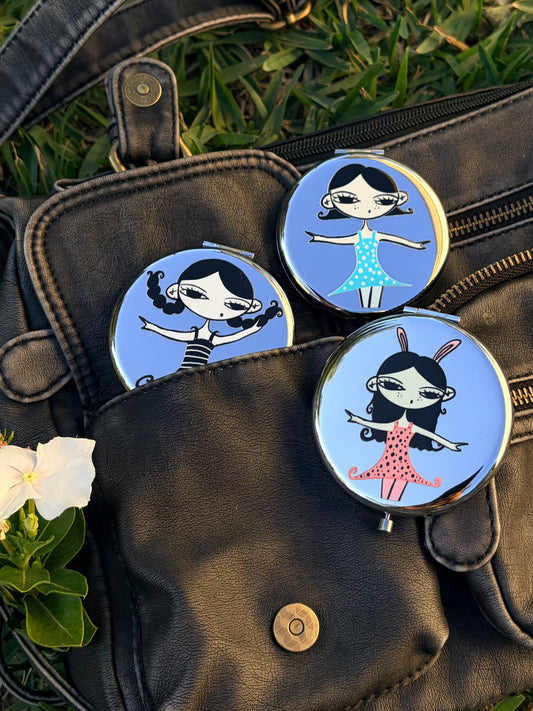 Girl Compact Mirrors